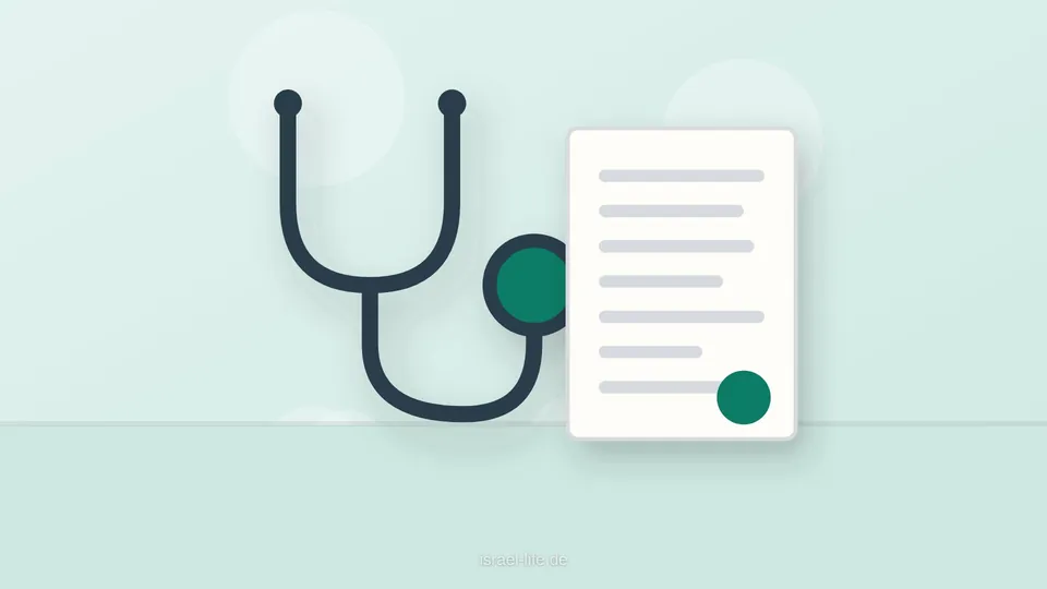 איור להמחשה: סטטוסקופ ומסמך